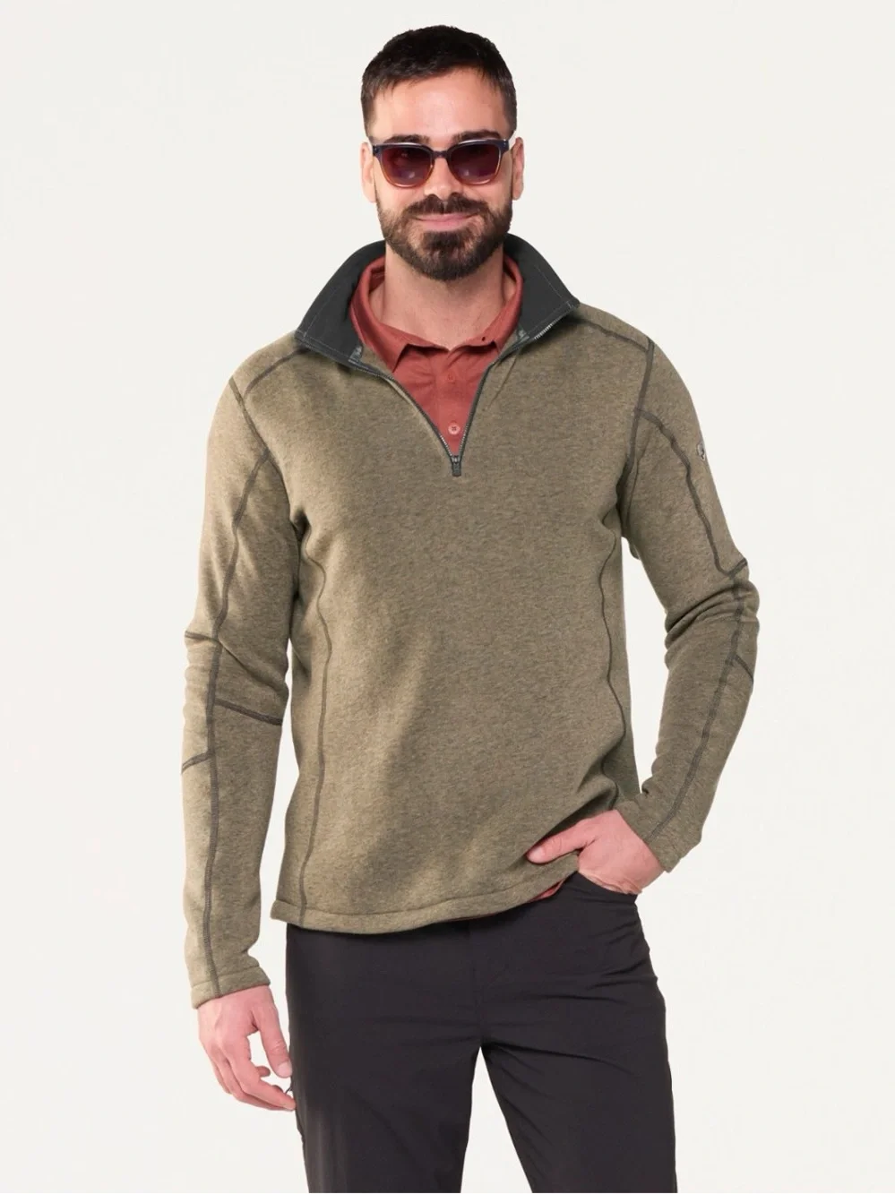 KUHL Revel Quarter-Zip Fleece Sweater GUC XL